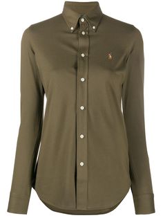 Polo Ralph Lauren рубашка с вышитым логотипом