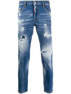 Dsquared2 джинсы с эффектом потертости