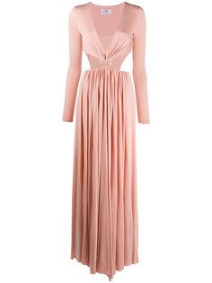 Elisabetta Franchi платье с вырезами и кольцом