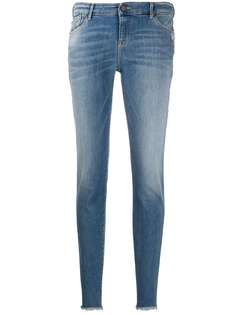 Emporio Armani джинсы скинни с заниженной талией