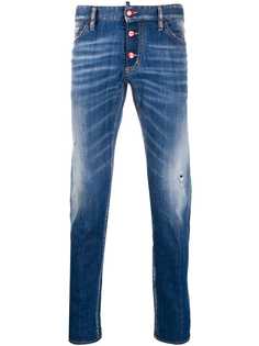 Dsquared2 джинсы с эффектом потертости