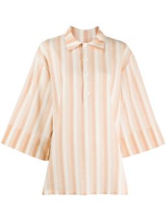 Jil Sander рубашка оверсайз в полоску