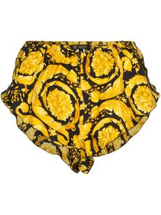 Versace шорты с принтом Baroque