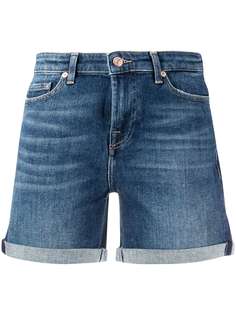 7 For All Mankind джинсовые шорты с подворотами