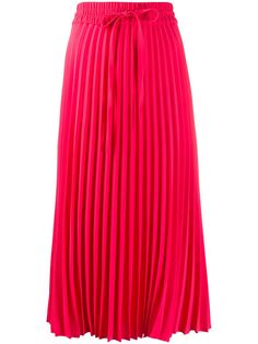 RedValentino плиссированная юбка миди