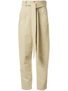 Manning Cartell брюки с поясом и завышенной талией