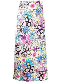 Mira Mikati юбка с цветочным принтом