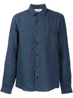 Stone Island рубашка с накладными карманами