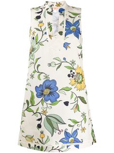 Tory Burch платье мини с цветочным принтом
