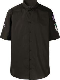 Raf Simons рубашка с нашивками