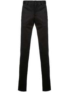 Comme Des Garçons Homme Plus фактурные брюки в клетку