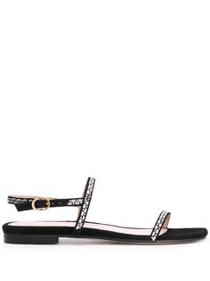 Stuart Weitzman сандалии Samarra с бисером