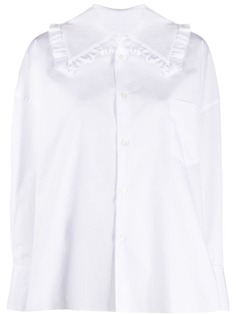 Comme Des Garçons Girl рубашка с широким воротником и оборками