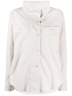 Isabel Marant Étoile рубашка Mahonia с воротником-воронкой