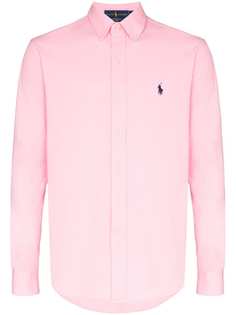 Polo Ralph Lauren рубашка с нашивкой-логотипом