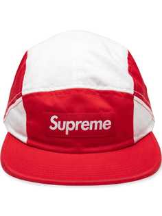 Supreme кепка с контрастной вставкой