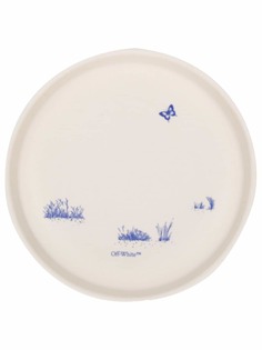 Off-White круглый поднос Grass Ceramics