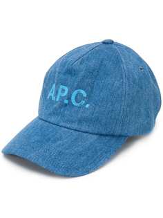 A.P.C. джинсовая бейсболка