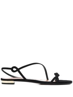 Aquazzura босоножки с асимметричными ремешками