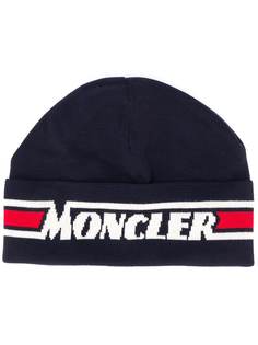 Moncler шапка с логотипом