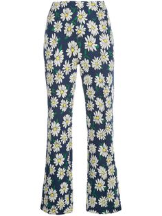 M Missoni брюки с цветочным принтом