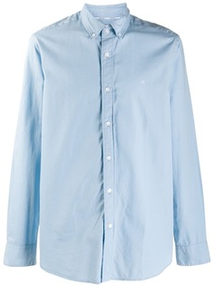 Calvin Klein рубашка узкого кроя с длинными рукавами