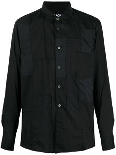 Comme Des Garçons Homme Plus поплиновая рубашка со вставками