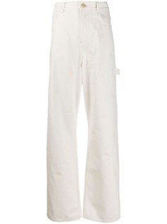 Hilfiger Collection широкие джинсы с вышивкой