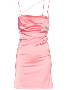 De La Vali атласное платье мини Frisco