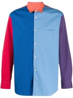 Comme Des Garçons Shirt рубашка в стиле колор-блок