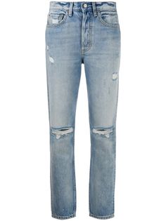 BOYISH DENIM джинсы Easy Rider с эффектом потертости