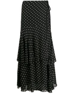 Pinko юбка в горох с оборками