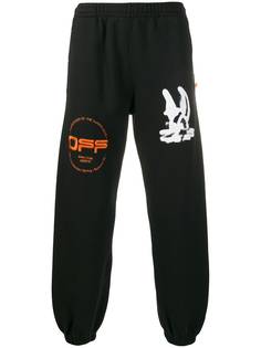 Off-White спортивные брюки Harry the Bunny