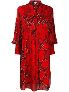 Lala Berlin платье-рубашка со змеиным принтом