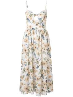 BEC + BRIDGE платье миди Fleurette с цветочным принтом