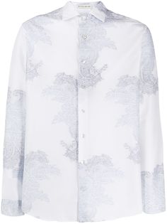 Etro рубашка с принтом пейсли