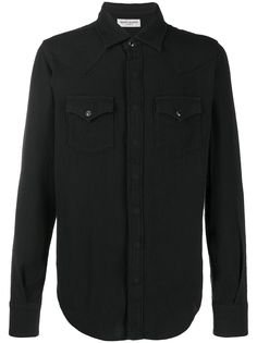 Saint Laurent рубашка Slim Western