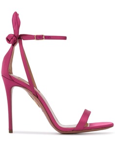 Aquazzura атласные босоножки Deneuve 105