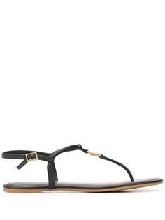 Tory Burch сандалии с ремешками и логотипом