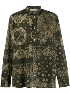 Golden Goose рубашка Houston с принтом