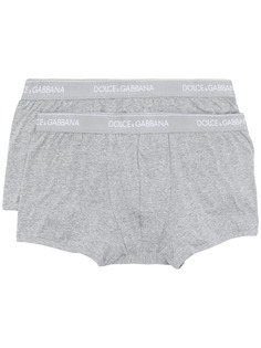 Dolce & Gabbana комплект из двух боксеров с логотипом