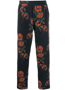 Soulland спортивные брюки Sydow с цветочным принтом