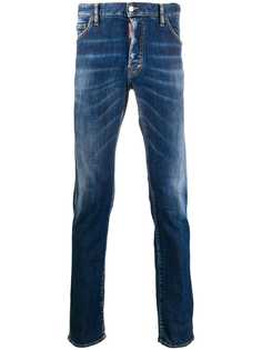 Dsquared2 джинсы кроя слим с эффектом потертости