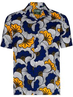 Gitman Vintage рубашка Africa с цветочным принтом