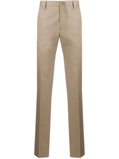 Etro брюки чинос прямого кроя