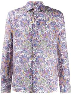 Etro рубашка с цветочным узором