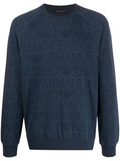 Emporio Armani толстовка с логотипом