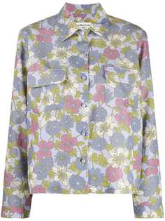 YMC рубашка с цветочным принтом