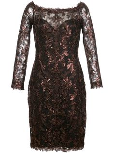 Tadashi Shoji платье Bane с вышивкой пайетками