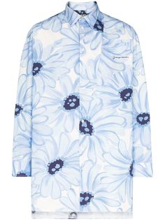 Jacquemus рубашка La Chemise Paul с цветочным принтом
